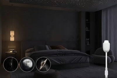 Milky Way + Moon + Saturn's Rings